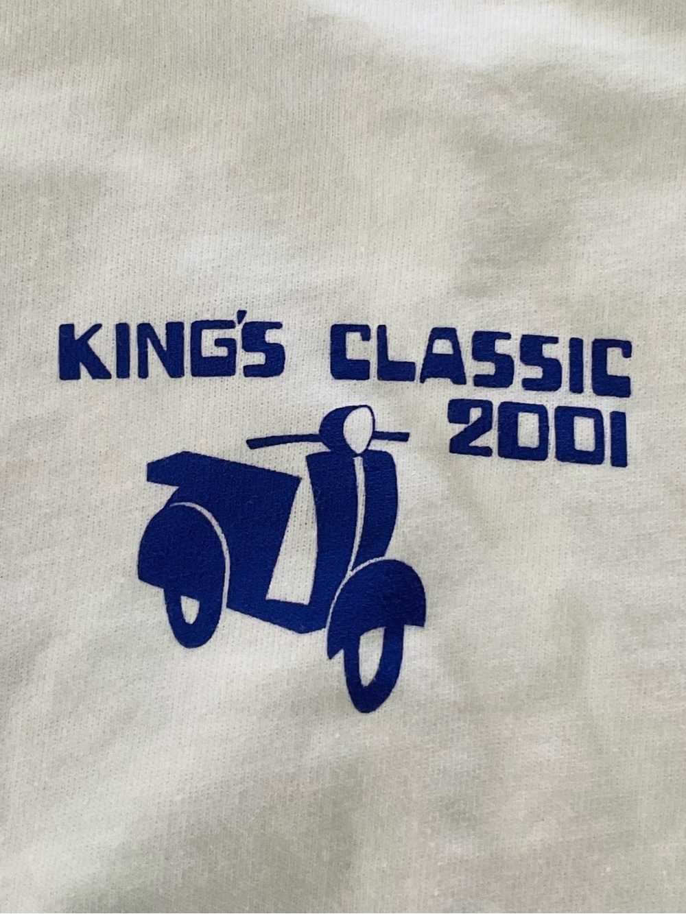 KING'S CLASSIC 2001 Scooter Graphic Tee Shirt Vespa Lambretta scooter rally